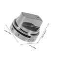 thumbnail image 2 of NICEXMAS Universal Metal Oven Control Knob Replacement for Stove Dials, Cooking Accessory, Easy to Install and Use, 2 of 7