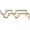 Royal Gold, variant on MERIVILLE Double Curtain Rod Brackets, Set of 2, Fits 1-Inch Front Rod and 5/8-Inch Back Rod, Royal Gold Finish