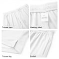 thumbnail image 5 of Men's 7 Inch Mesh Shorts, Elastic Waist Drawstring Quick Dry Breathable Athletic Shorts with Pockets, Loose Fit Summer Workout & Casual Shorts White, 5 of 6