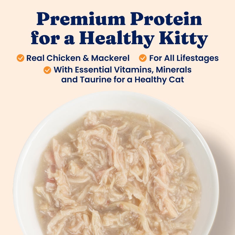 Solid Gold Nature's Harmony Chicken & Mackerel Wet Cat Food, 24pk of 3oz cans