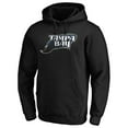 thumbnail image 2 of Men's Black Tampa Bay Rays Cooperstown Collection Huntington Logo Fitted Pullover Hoodie, 2 of 3