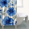 thumbnail image 4 of Pioneer Flower Floral Print Pattern Shower Curtain 36"x72" ,Bathroom Decorative Shower Curtains Set with 12 Hooks,Modern Waterproof Washable Shower Curtain, 4 of 6