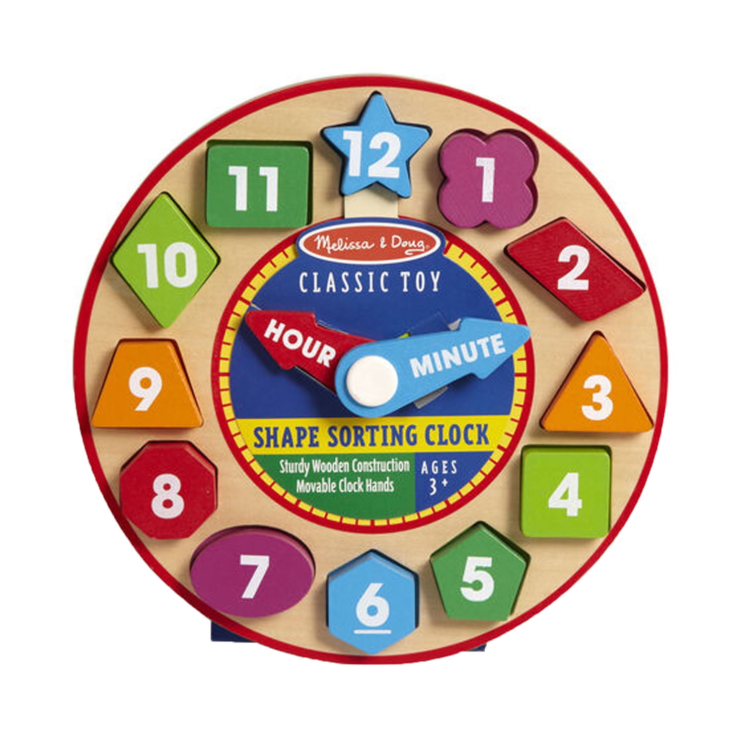 melissa doug clock
