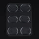 thumbnail image 5 of 6 unids/set Gel de silicona Snare Drum Mute Pads Silenciadores de amortiguador de tambor transparente, 5 of 8