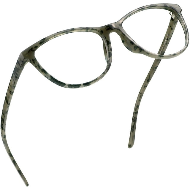 LifeArt Blue Light Blocking Computer Reading Glasses with Transparent Lens for Women/Men