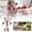 D, variant on Soft tough durable plush dog chew toy interactive training play toy for all breed puppies dogs