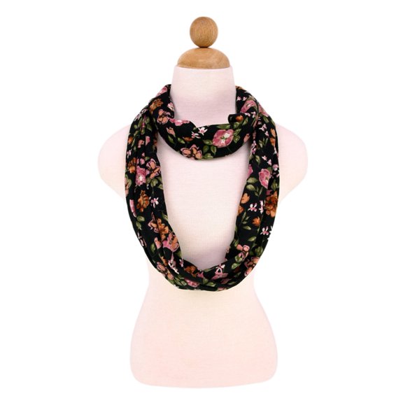 Premium Floral Infinity Loop Scarf