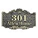 thumbnail image 3 of Personalized Address House Plaque Sign, Custom Cast Street Name Letter Sign Door Room Wall Mounted Acrylic Plate for Home Office Hotel Apartment Yard Or Mailbox (3-15 Characters) - 9.8*5.9 inch, 3 of 4