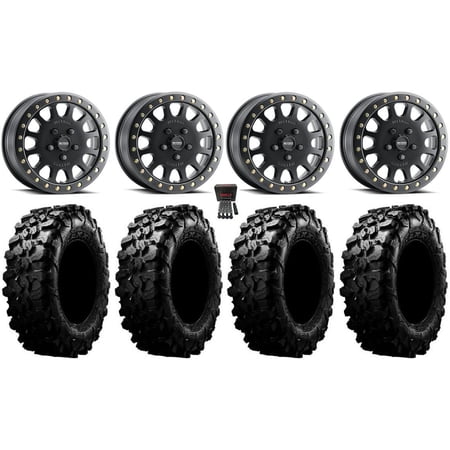 Method 401 Beadlock 15 Wheels Black 32 Carnivore Tires Polaris RZR Turbo R & Pro R Ranger 1500 Xpedition Method 401 Beadlock 15 Wheels Black 32 Carnivore Tires Polaris RZR Turbo R & Pro R Ranger 1500 Xpedition