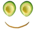 thumbnail image 2 of CafePress - Cute Avocado Face Rieko's Fave Mugs - 11 oz Ceramic Mug - Novelty Coffee Tea Cup, 2 of 4