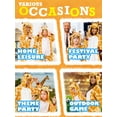 thumbnail image 4 of Giraffe Onesie Pajama Kids Unisex Animal Costumes Polyester One-Piece Sleepwear for Boys and Girls 6-8Years, 4 of 6