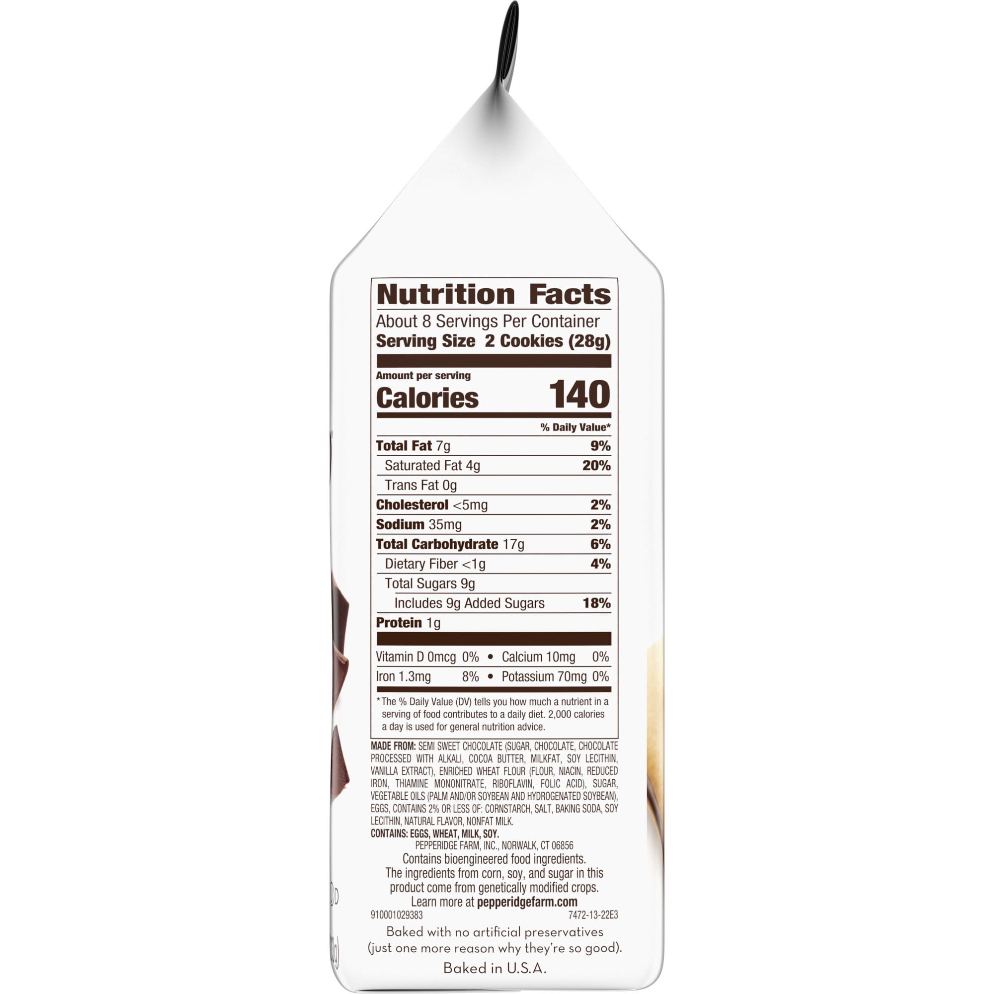 (3 pack) Pepperidge Farm Milano Double Dark Chocolate Cookies, 7.5 oz Bag (15 Cookies)
