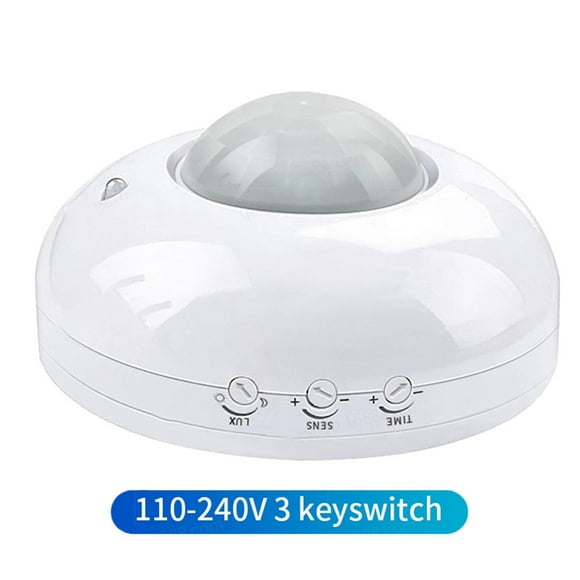 Sensor 360° Ceiling Mount PIR Motion Sensor Switch LED Light High Sensitivity