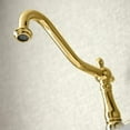 thumbnail image 4 of Kingston Brass Wall Mount Kitchen Faucets In Polished Brass Finish KS1282PKL, 4 of 9