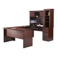 thumbnail image 5 of Realspace® Broadstreet 65"W Hutch For U-Shaped Desk, Cherry, 5 of 5