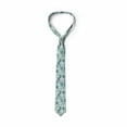 thumbnail image 3 of Turquoise Necktie, Dots Rhombus Diamond, Dress Tie, 3.7", Multicolor Turquoise, by Ambesonne, 3 of 3