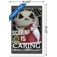 thumbnail image 3 of Disney Tim Burton's The Nightmare Before Christmas - Distorted Caring Wall Poster, 14.725" x 22.375" Framed, 3 of 6