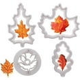 thumbnail image 4 of Ensemble de Coupe-Feuilles d'Automne Ensemble de Coupe-Feuilles d'Érable 4 Pcs Ensemble de Coupe-Feuilles d'Automne Lavable Durable Coupe-Feuilles de Noël, 4 of 7
