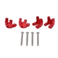 thumbnail image 1 of RC Shock Towers Mount, Anti Rust Replacement RC Front Rear Shock Mount 2 Pair Universal  For 1/8 Monster Truck Red, 1 of 8