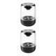 thumbnail image 2 of Sidaley Altavoz estéreo inalámbrico verdadero con diseño transparente, luz LED de respiración, Bluetooth 5.0, tarjeta TF y entrada de audio Tecnología negra 2Conjunto, 2 of 6