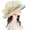 Khaki, variant on Women Organza Derby Sun Hat,Kentucky Fascinator Cocktail Tea Party Hat Flower Church Wedding Bridal Straw Caps