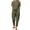 Army Green 1, variant on 2 Piece Outfits Linen Co Ords Sets Women's Summer Tracksuits Loose Fit-Round Neck Short Sleeve T-Shirt Solid Cotton Linen Tops and Pants Casual Trousers Plus Size Travel Outfit Women