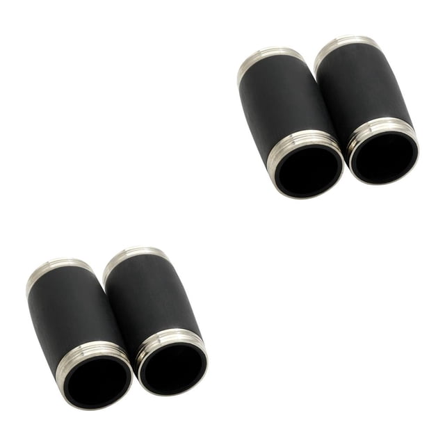 sweethay Clarinete de baquelita resistente al desgaste, 2 piezas, estilo , 65MM, plástico B, barril de clarinete plano, tubo de tono agudo, Type4 NO4
