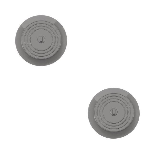 Wosthever Tapa de escurridor Recableght, colador de bañera de fregadero, tapón de silicona, tapa de escurridor, accesorios de baño duraderos y gris 2piezas Wosthever CBP136363