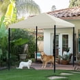 thumbnail image 3 of Yescom 117"x117" Gazebo Top Replacement for Smaller 10x10Ft 1-Tier Outdoor Patio Canopy Cover Party Yard Garden Ivory, 3 of 9