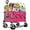 Pink, variant on Beach Wagon,Collapsible-Wagon 220lbs with Big Wheels FoldableWagon Carts,Portable Utility for Garden Grocery Sports Camping All Terrain-Pink