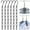 Black, variant on Hadanceo 6/10Pcs Collapsible Metal Chain Clothes Hanger Organizer with 7 Slots Multiple Hangers in One Vertical Space Saving Hanger Multifunctional Closet Organizer