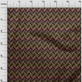 thumbnail image 2 of oneOone Organic Cotton Voile Fabric Herringbone Geometric Print Fabric By Yard 42 Inch Wide, 2 of 4