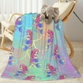 thumbnail image 2 of Mermaid Blanket for Girls,Kids Mermaid Throw Blanket for Boys and Girls,Cool Cute Soft Throw Blanket Gifts, 50x60 Comfy Blanket for Boys Kids Teen, 2 of 6