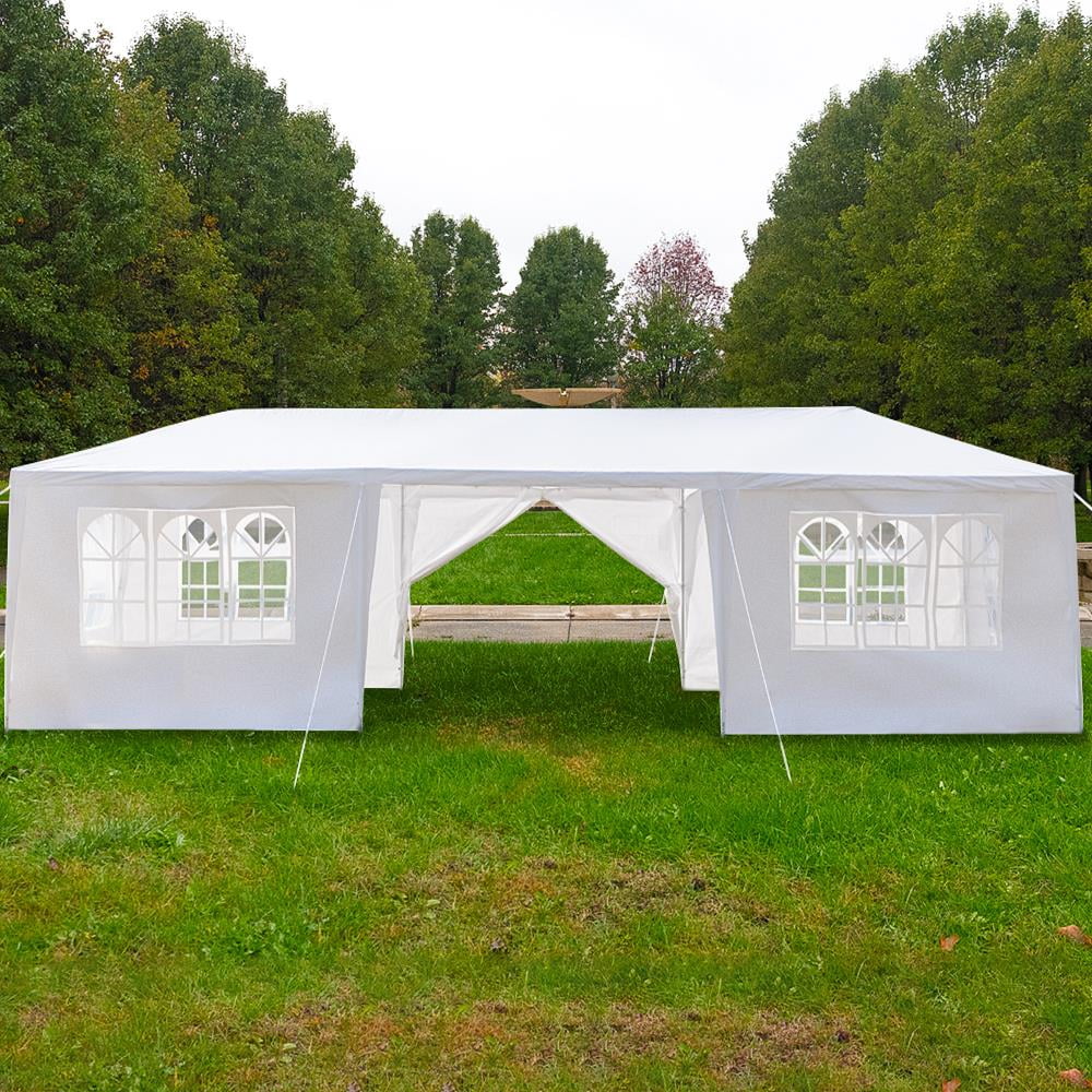 Datenie Removabl Foldable Outdoor Gazebo Canopy Wedding Party Tent 30X30=10X10ft 30X60=10X20ft 30X90=10X30ft 