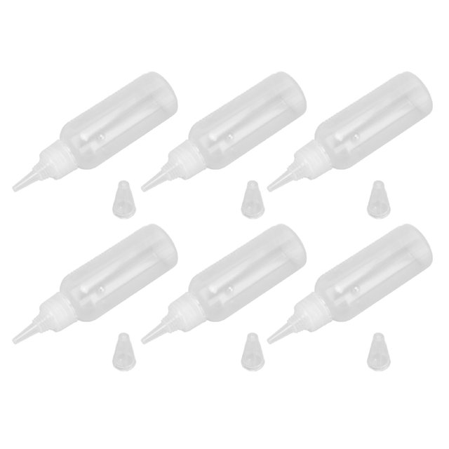 Airbrush Paint Jar, Large Capacity Clear Scale Colorant Storage Airbrush Paint Bottle with Ball with Ball for Paint