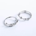 thumbnail image 2 of Bague Anti-Anxiété Unisexe Rotation Libre avec Perles Ajustables Bagues de Perles Empilables, 2 of 7