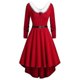 thumbnail image 1 of Disfraz de Navidad Yashi Vestido Skater Midi Papá Noel Rojo M, 1 of 2