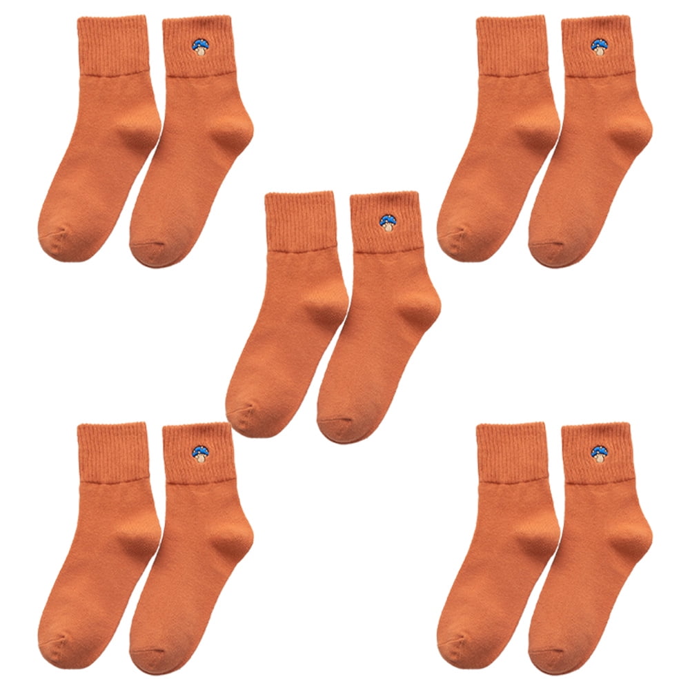 Women Thin Bamboo Socks Crew Lightweight Above Ankle Casual Dress Sock