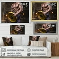 thumbnail image 4 of Designart "Dumbbell Muscle Pump" Aerobic & Bodybuilding Floater Framed Canvas Wall Art, 4 of 5