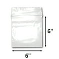 thumbnail image 3 of ZIP LOCK BAGS RECLOSABLE 2 MIL POLYBAG CLEAR 100 PLASTIC ZIP SEAL BAGS, 3 of 3