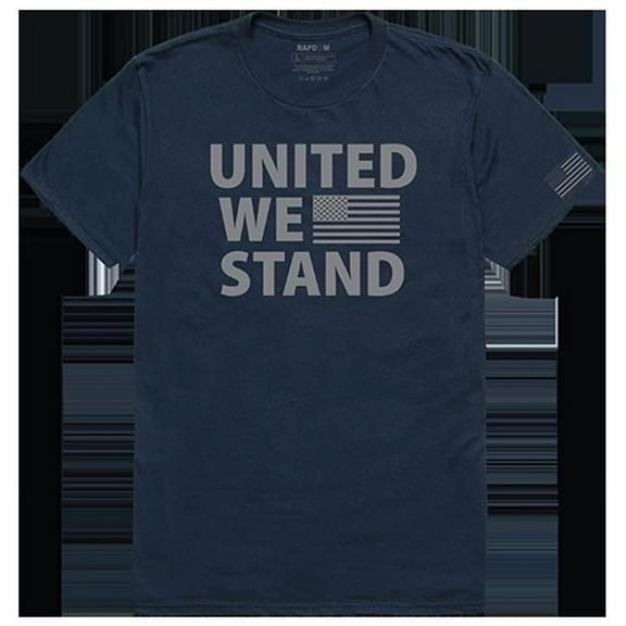 United We Stand Tactical Graphic T-shirt, Navy - Medium