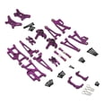 thumbnail image 5 of Almencla 1/14 Scale RC Car Metal Upgrade Kits Front Rear Steering Tie Rod s Steering Cups for 14210 DIY Modified RC Hobby Car Violet, 5 of 8