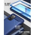 thumbnail image 4 of Clayco Samsung Galaxy Note 20 Case, [Xenon Series] Full-Body Rugged Case with Built-in 3D Curved Screen Protector for Galaxy Note 20 (2020 Release) (Blue), 4 of 7