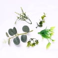 thumbnail image 1 of Ramo de simulación con cola de dragón de hierba, caja de regalo con adorno de hoja de eucalipto, hoja de dinero, bolsa de floristería, 1 of 5
