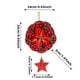 thumbnail image 2 of Corona Navideña Redonda con Colgante | Decoración Festiva para Puertas y Paredes | Materiales de Plástico, Tela, Espuma y Cartón para Decoraciones Navideñas de Interior, 2 of 5