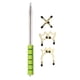 thumbnail image 4 of Puente retráctil para tacos de billar, accesorios para tacos de billar, taco de billar extensible Cabeza cruzada baja y alta, 4 of 9