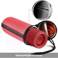 thumbnail image 5 of CULEUTIL Case for JBL Flip 5/ Flip 4 6 3 Splash Proof Bluetooth Portable Stereo Speaker, Hard Carrying Travel Organizer Box Fits USB Cable（Red）, 5 of 8