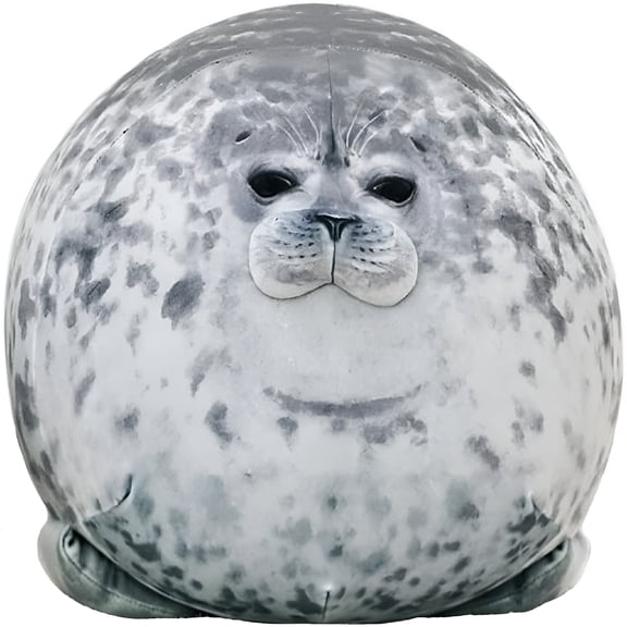 BESTSKY 23.7 Inch Large Seal Plush Pillow: Soft Stuffed Animal Toy,Chubby Seal Plushie for Boys Girls,Cute Room Decor Ocean Animals Pillow for Bed Sofa,Kids Gifts for Birthday,Valentine