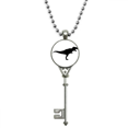 thumbnail image 1 of Colgante Collar Vintage Llavero de hueso fósil de dinosaurio Unbranded Plata, 1 of 3