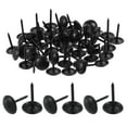 thumbnail image 1 of Uxcell 100 paquetes de clavos de tapicería, clavos de cabeza redonda de 9 x 13 mm, clavos decorativos vintage para muebles para sillas, sofás, camas, proyectos de bricolaje, negro, 1 of 7